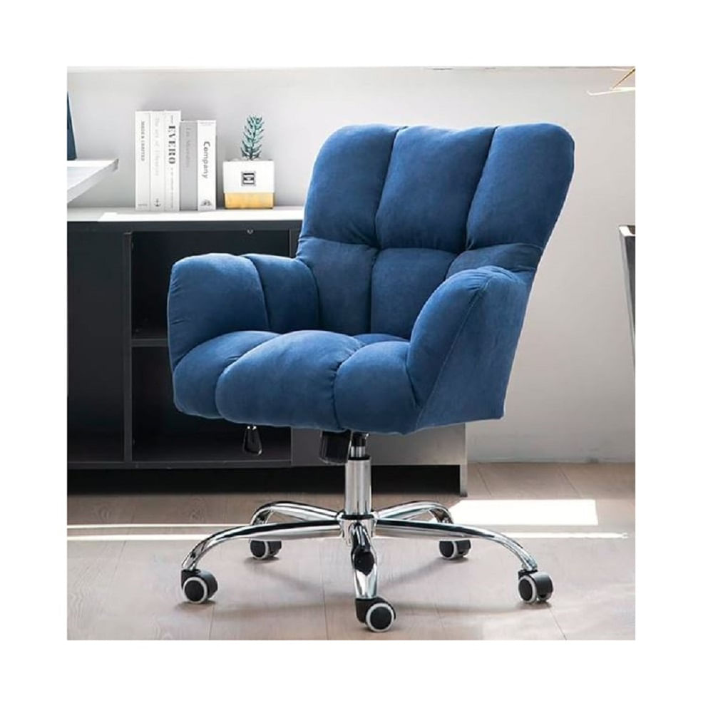 SILLA GIRATORIA DMUEBLES QATAR DE ESCRITORIO AZUL