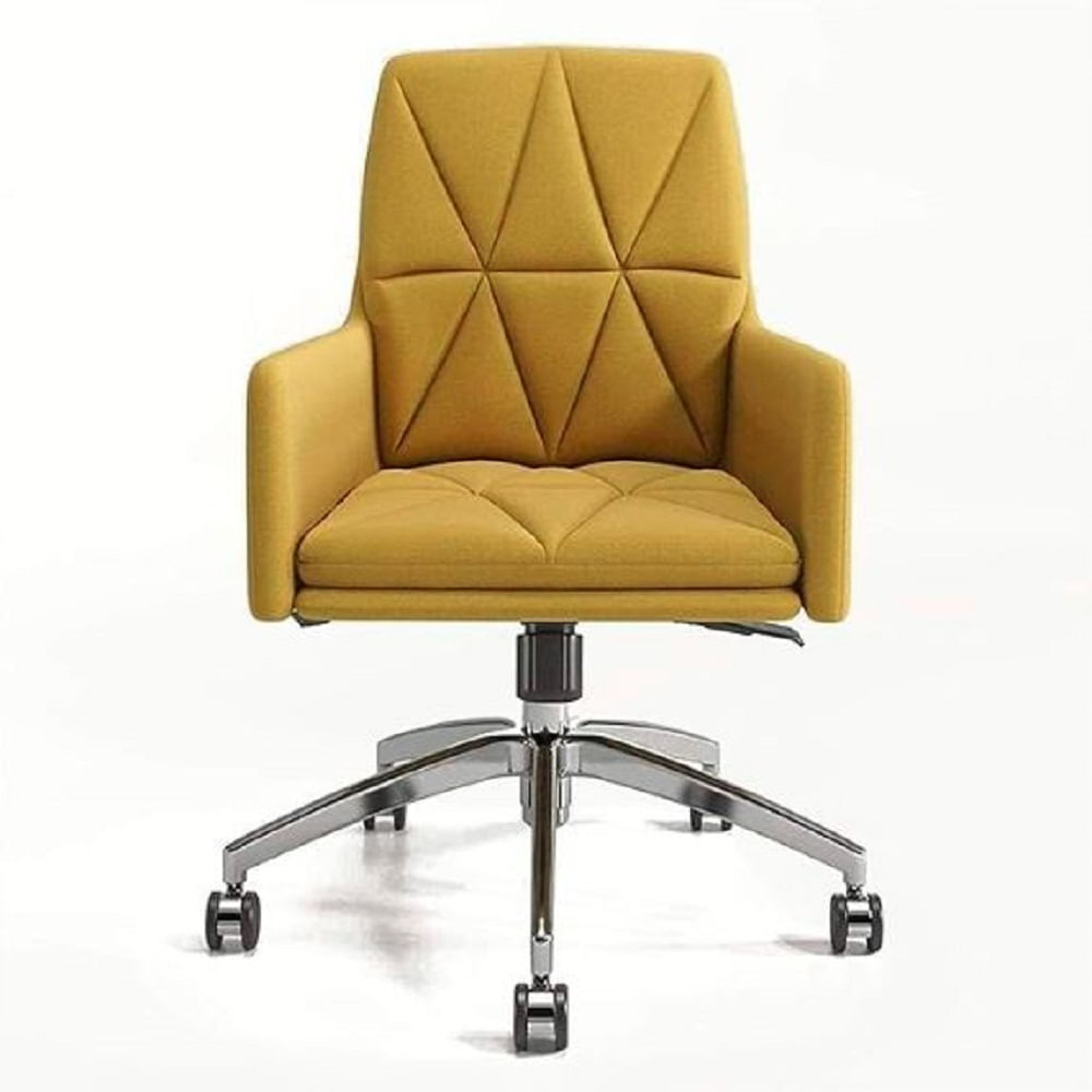 SILLA GIRATORIA DMUEBLES QUETZALLI DE ESCRITORIO MOSTAZA