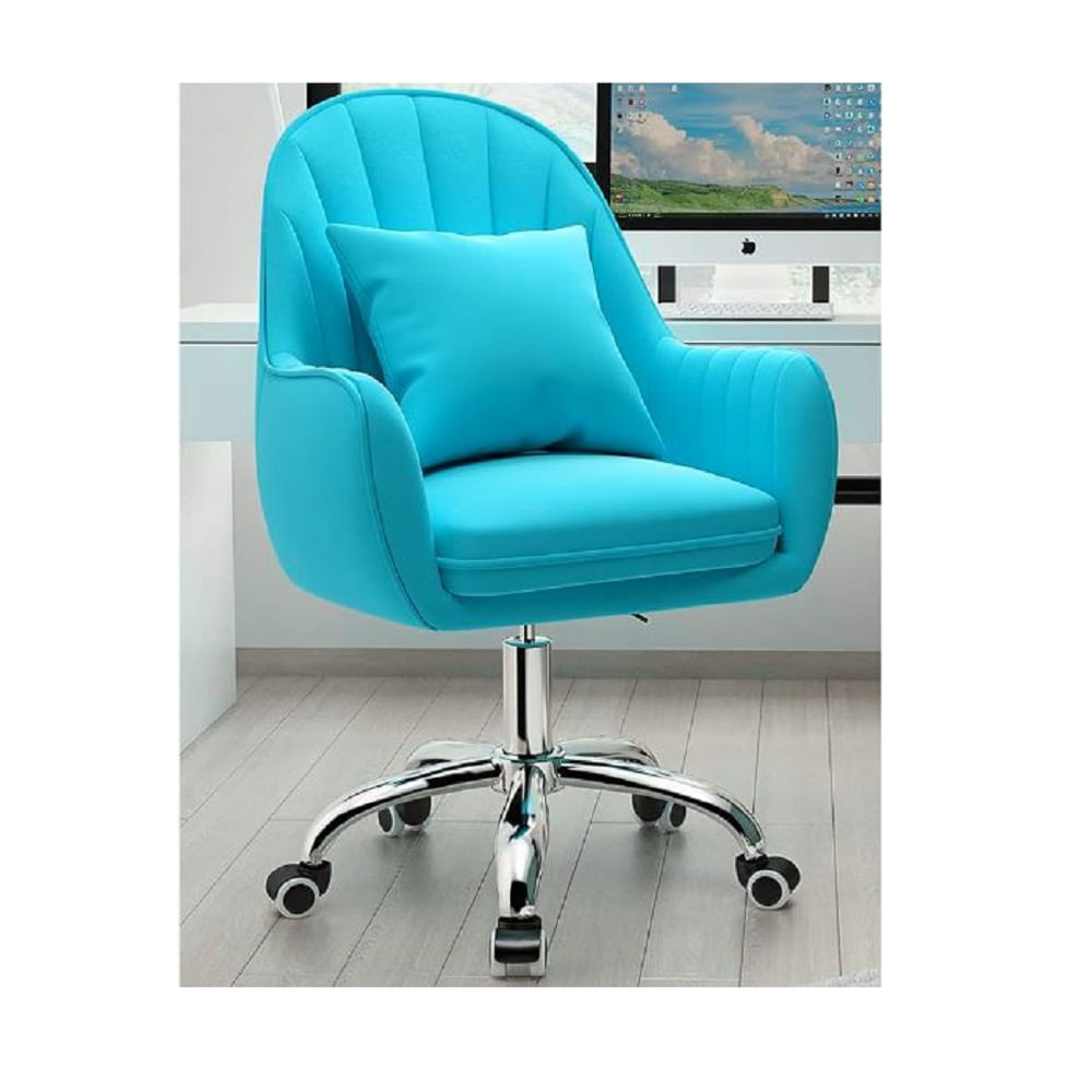 SILLA GIRATORIA DMUEBLES QUIRA DE ESCRITORIO CELESTE