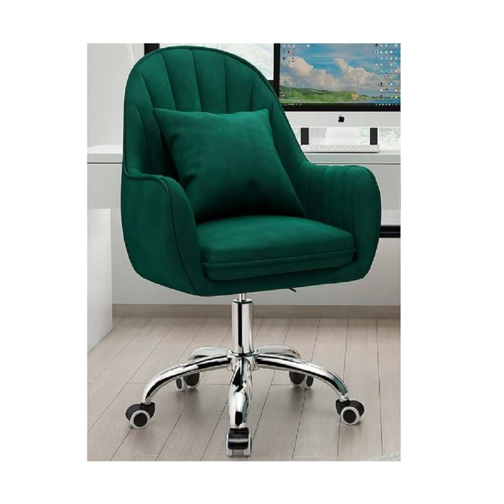 SILLA GIRATORIA DMUEBLES QUIRA DE ESCRITORIO VERDE