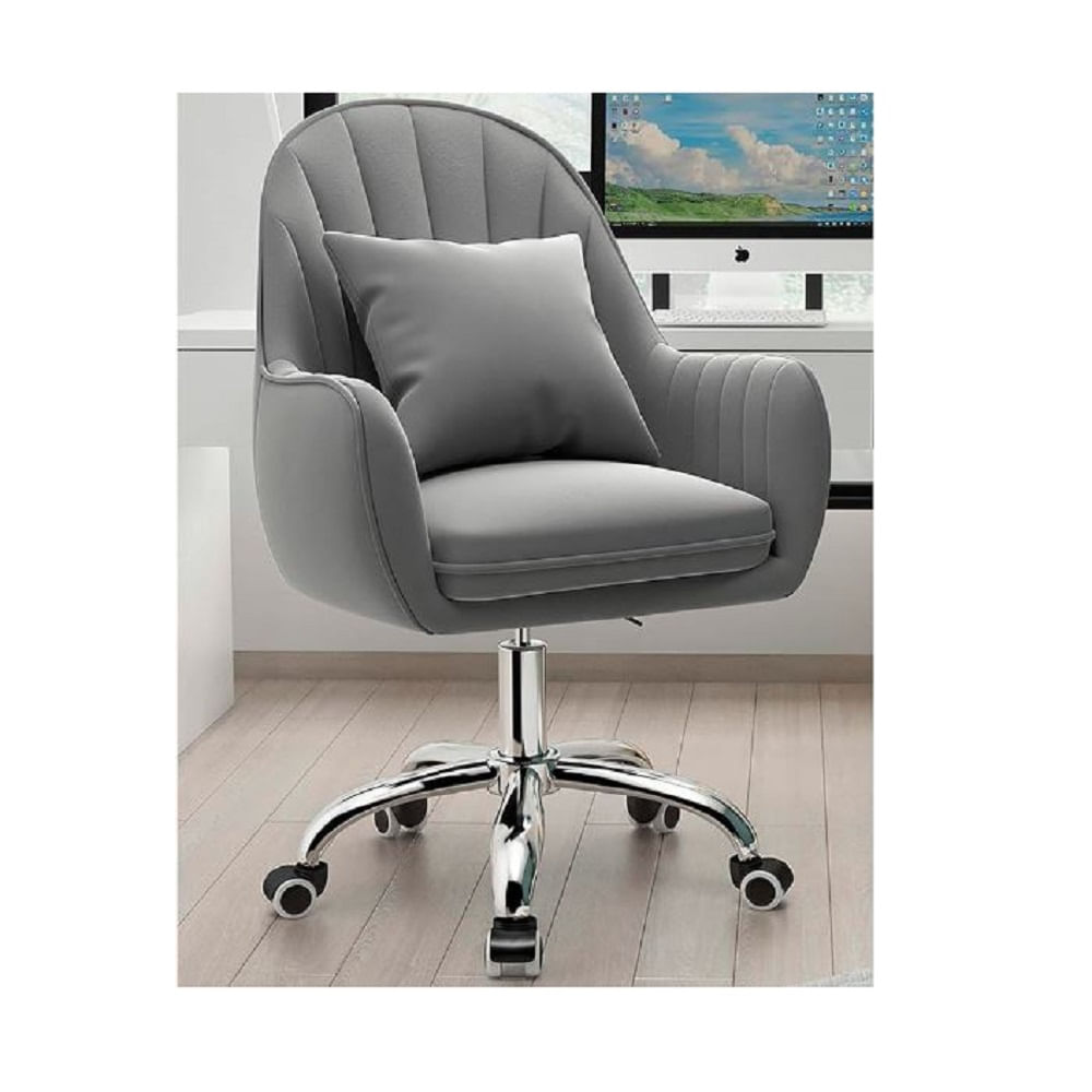 SILLA GIRATORIA DMUEBLES QUIRA DE ESCRITORIO GRIS