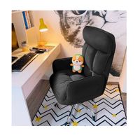 SILLA GIRATORIA DMUEBLES QARAZ DE ESCRITORIO NEGRO