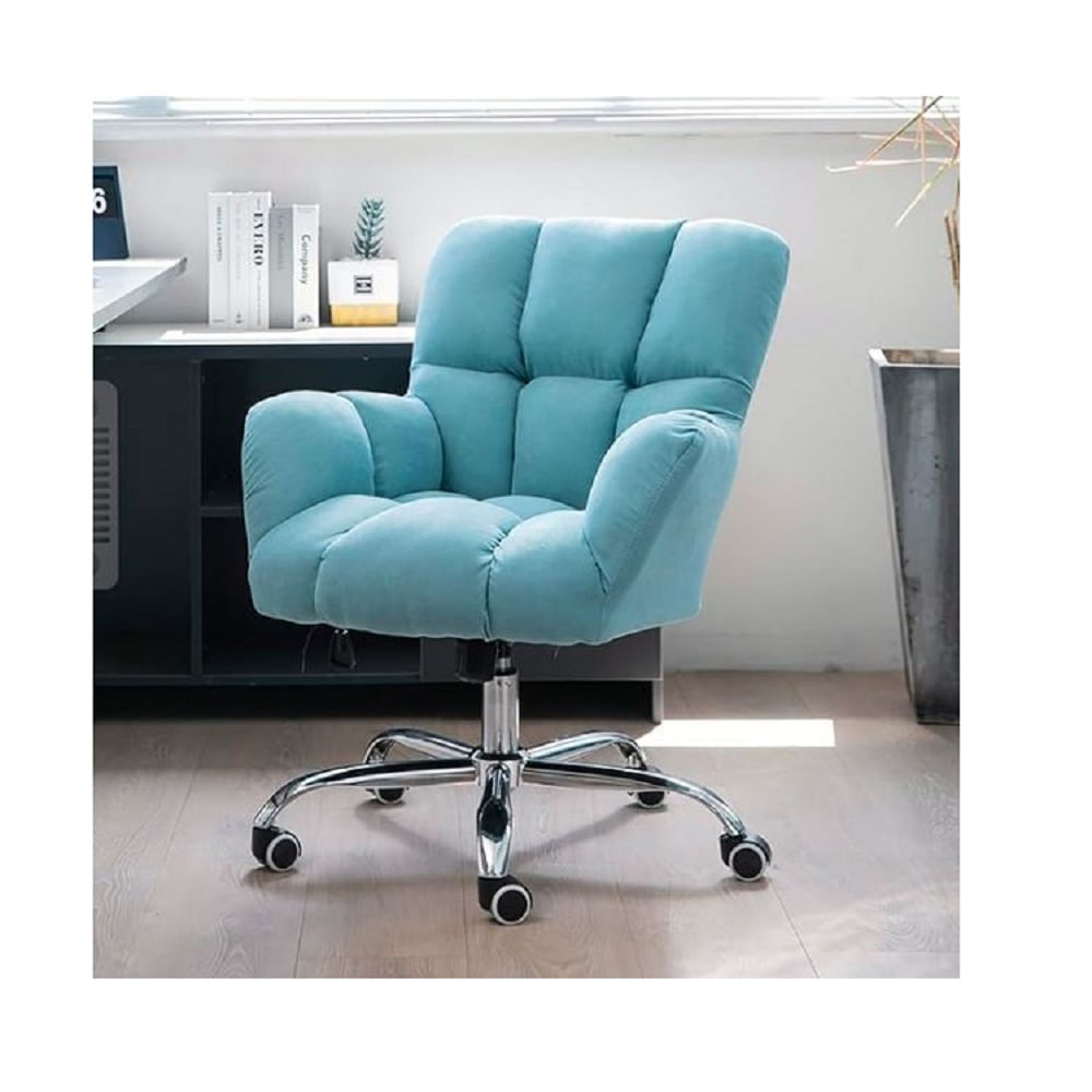 SILLA GIRATORIA DMUEBLES QATAR DE ESCRITORIO TURQUESA