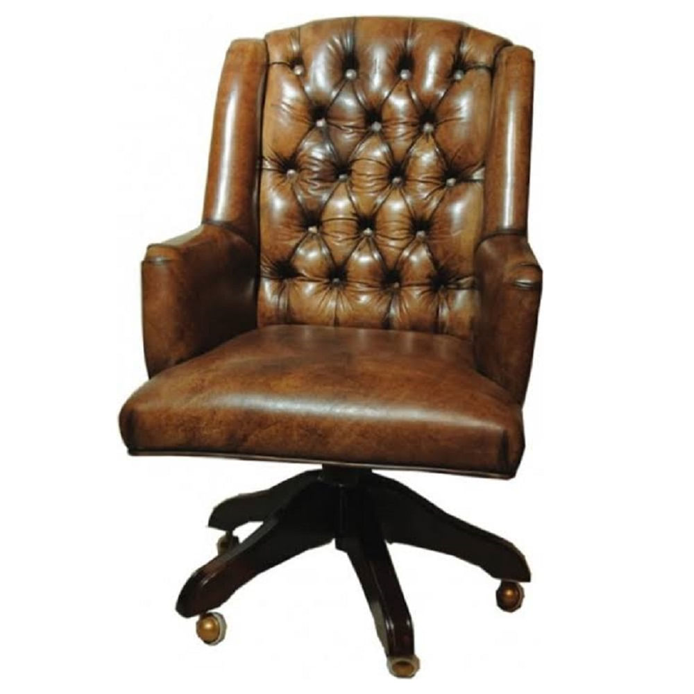 SILLA GIRATORIA DMUEBLES QUO DE ESCRITORIO CARAMELO JASPEADO