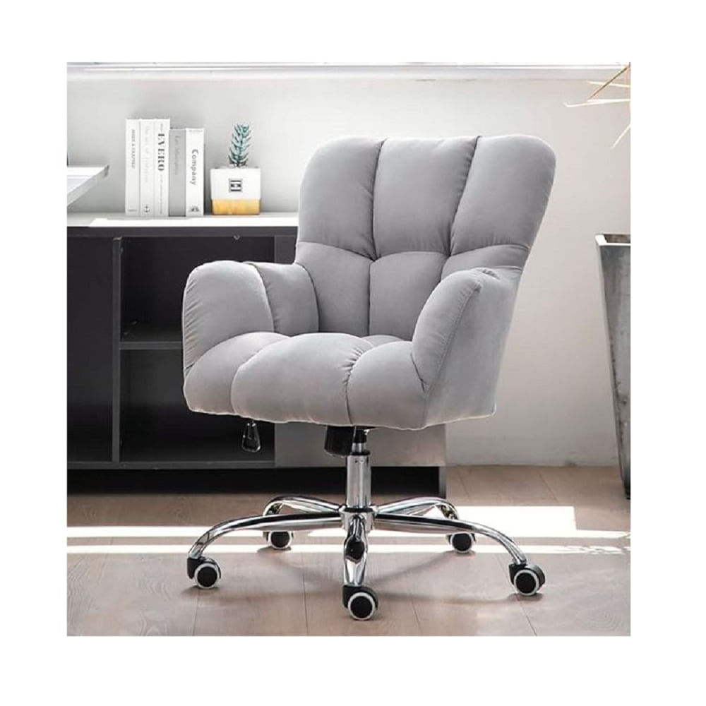SILLA GIRATORIA DMUEBLES QATAR DE ESCRITORIO GRIS