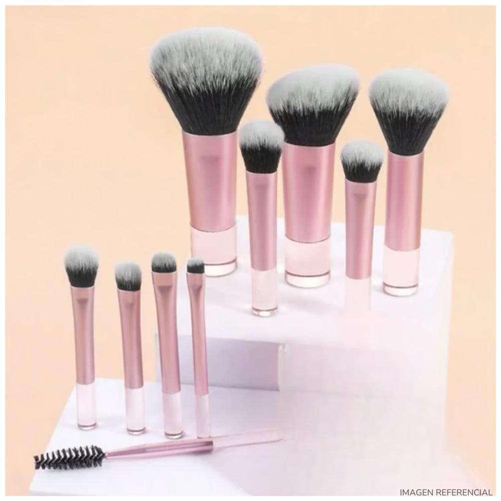 Set de Brochas de Maquillaje - 10 Piezas