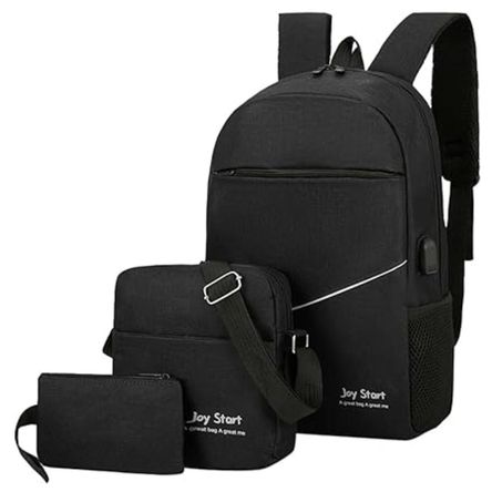 Pack Mochila Morral 3 En 1 Joy Start - Negro Pack Mochila Morral 3 En 1 Joy Start - Negro