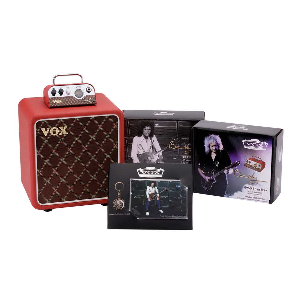 SET DE AMPLIFICADOR STACK -  VOX - MV50-BM-SET -ROJO