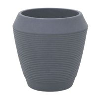 Maceta con Plato Tramontina Egipcio 54cm Grafito