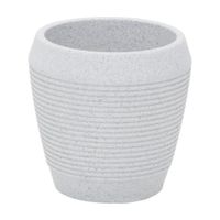 Maceta con Plato Tramontina Egipcio 54cm Marmol
