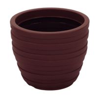 Maceta con Plato Tramontina Inca 32cm Terracota
