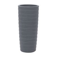 Maceta con Plato Tramontina Grego 80cm Grafito
