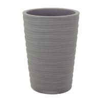 Maceta con Plato Tramontina Grego 50cm Granito Piedra
