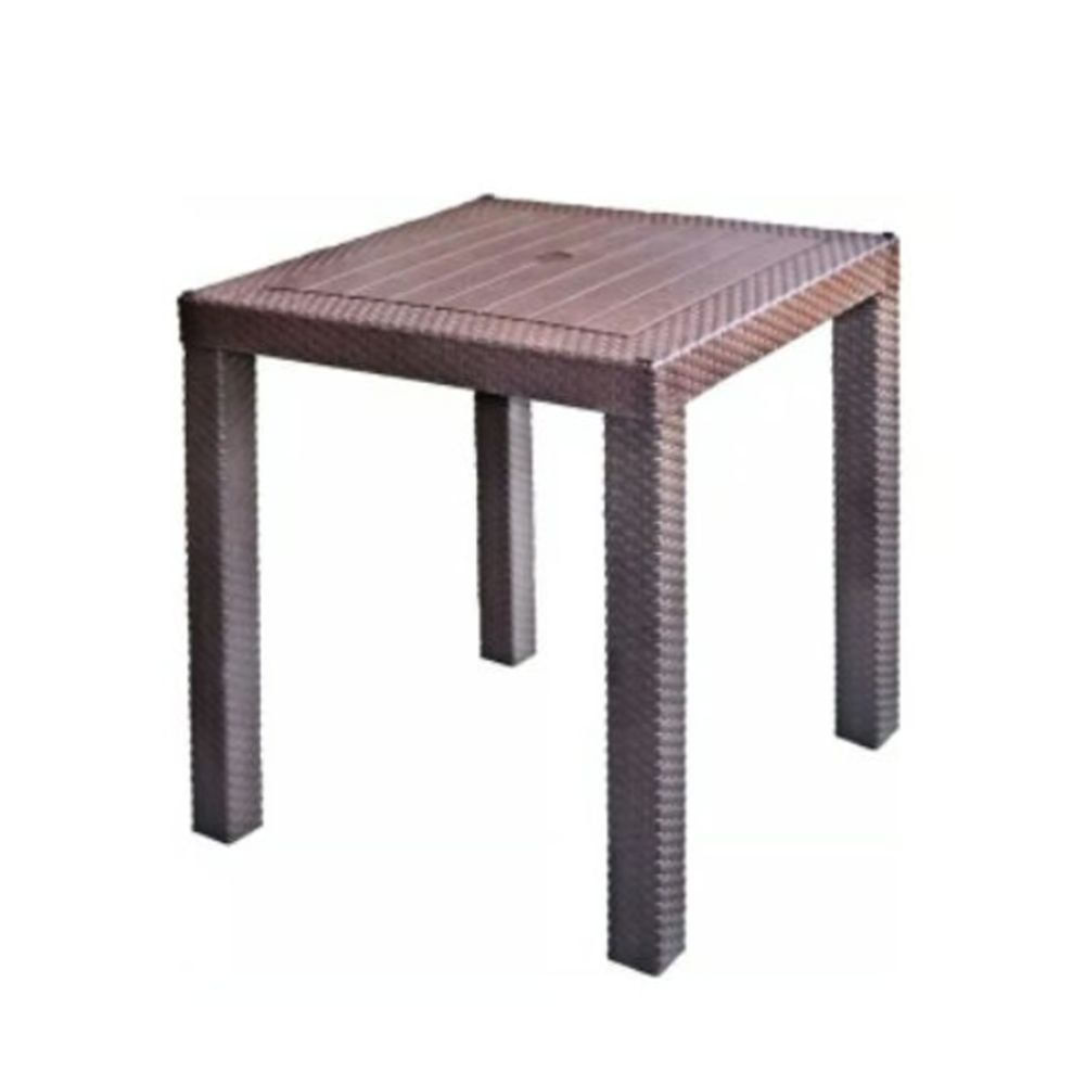 Mesa Comedor Ratan Color marrón para terraza o jardin