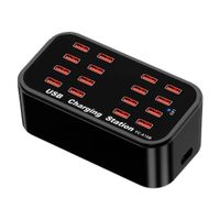 Cargador 16 Puertos Usb 100w Carga Rápida Yc-a16 Usb 20A