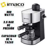 Cafetera Espresso Imaco IECM3503 4 Tazas 3.5 BAR