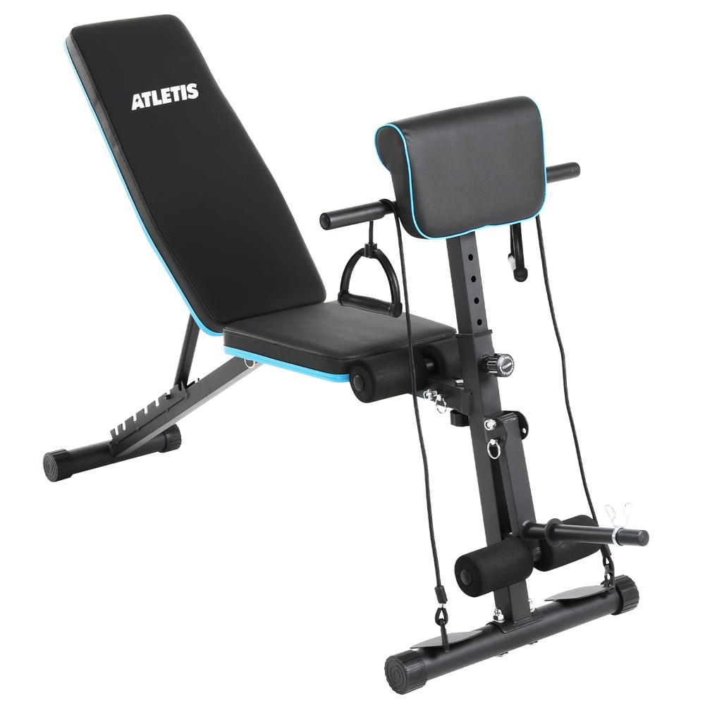 Banco Multifuncional Para Entrenamiento Fitness Negro