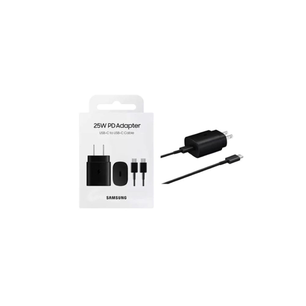 Cargador Carga Rapida SAMSUNG  De 25W CON CABLE TIPO C A C