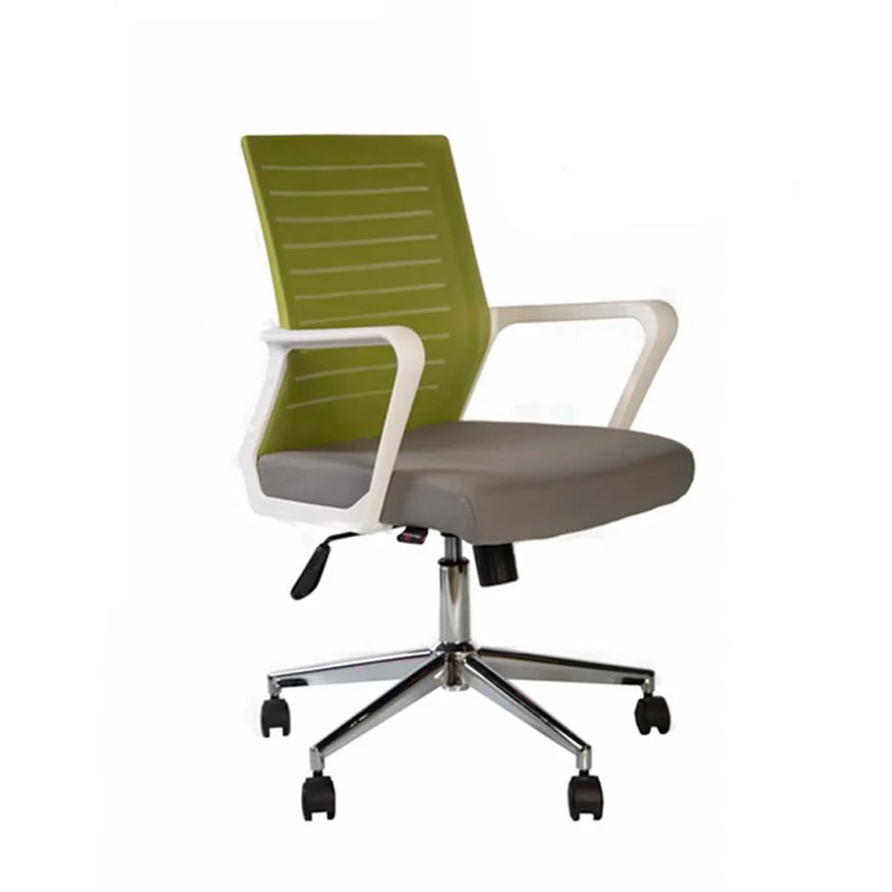 Silla Ergonómica Basculante Torino Brazo Fijo Verde Ofideas