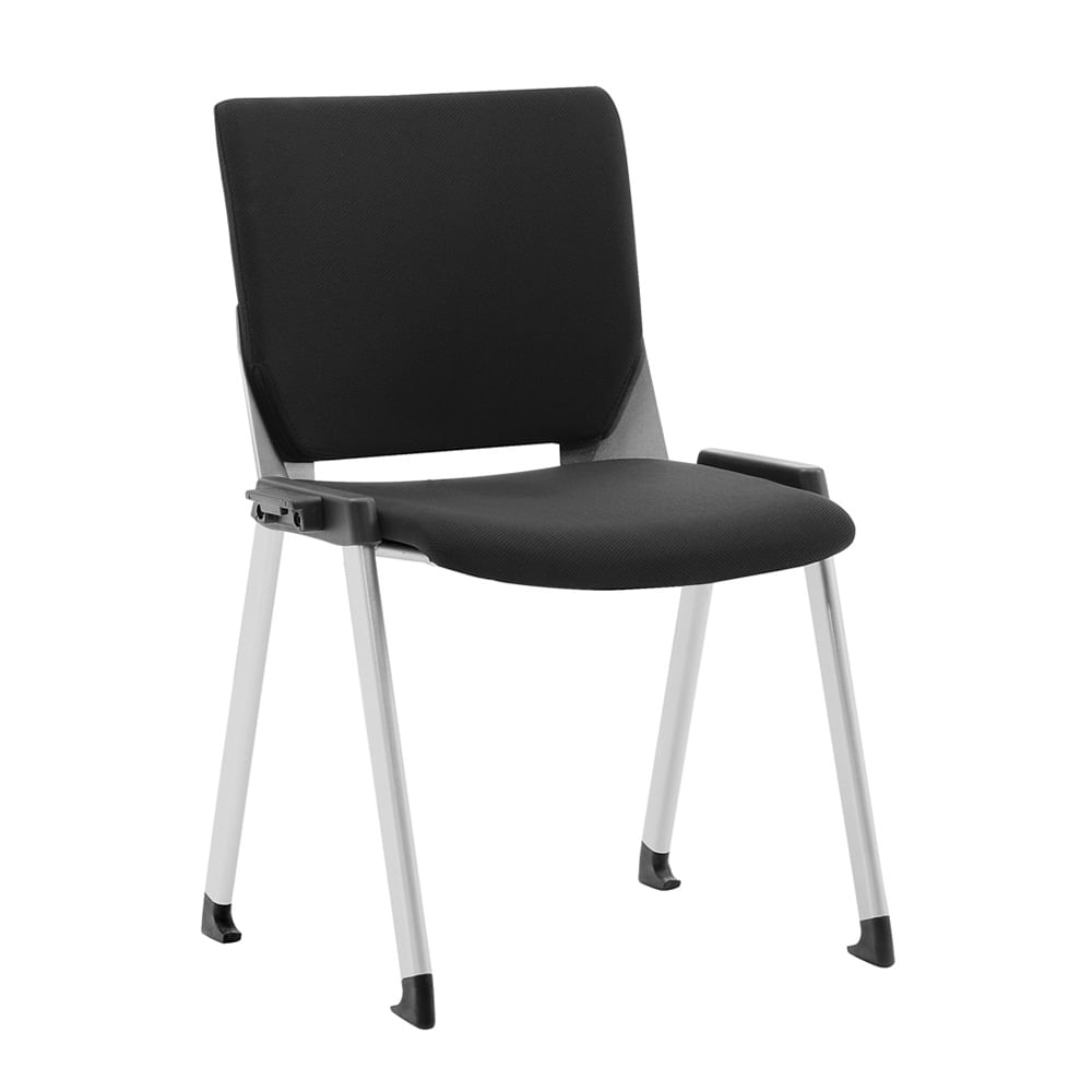 Silla Fija De Oficina Jilasi Negro Ofideas