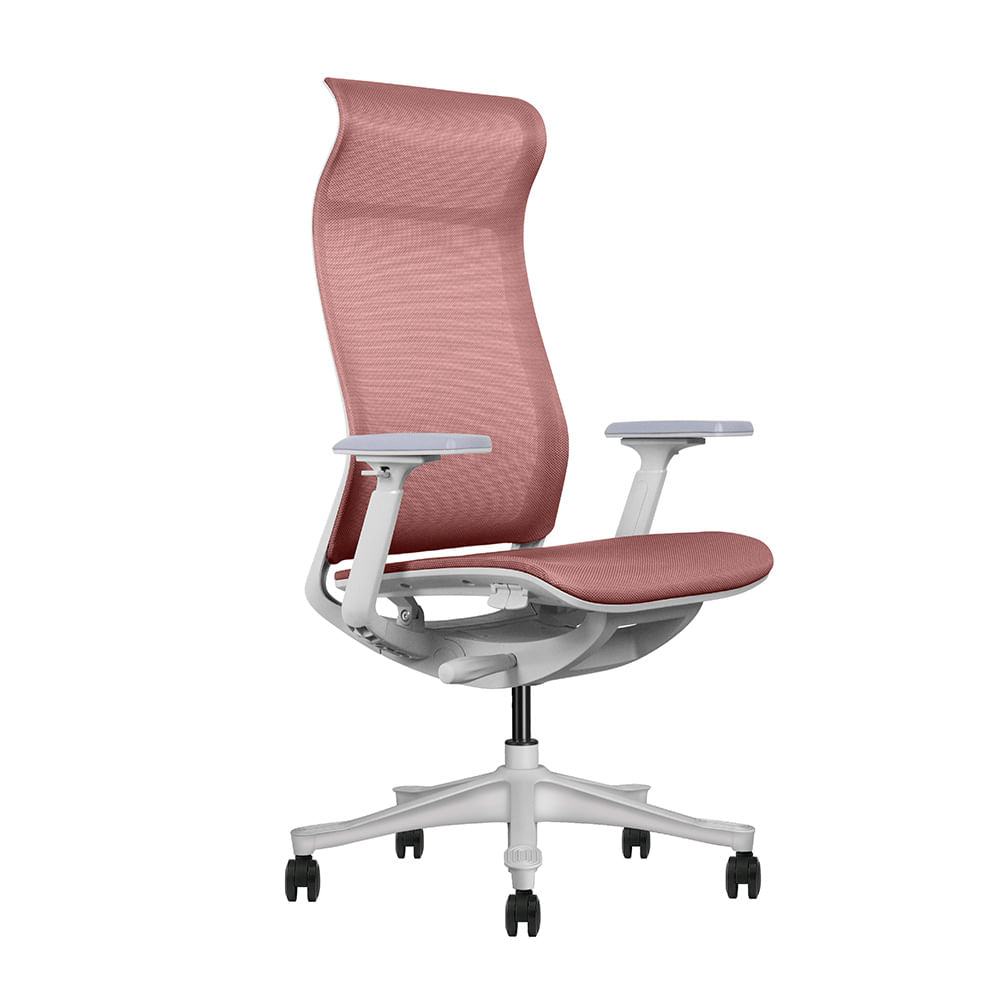 Silla Ergonómica Reclinable Lincoln Brazo 3D. Pink Ofideas