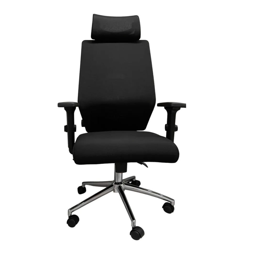 Silla Ergonómica Mecanismo Lap Slim Brazo 2D. Negro Ofideas