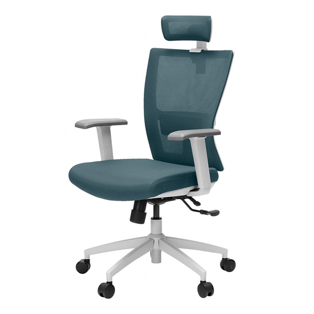 Silla Ergonómica Reclinable Slider Light Brazo 2D. Gris Ofideas