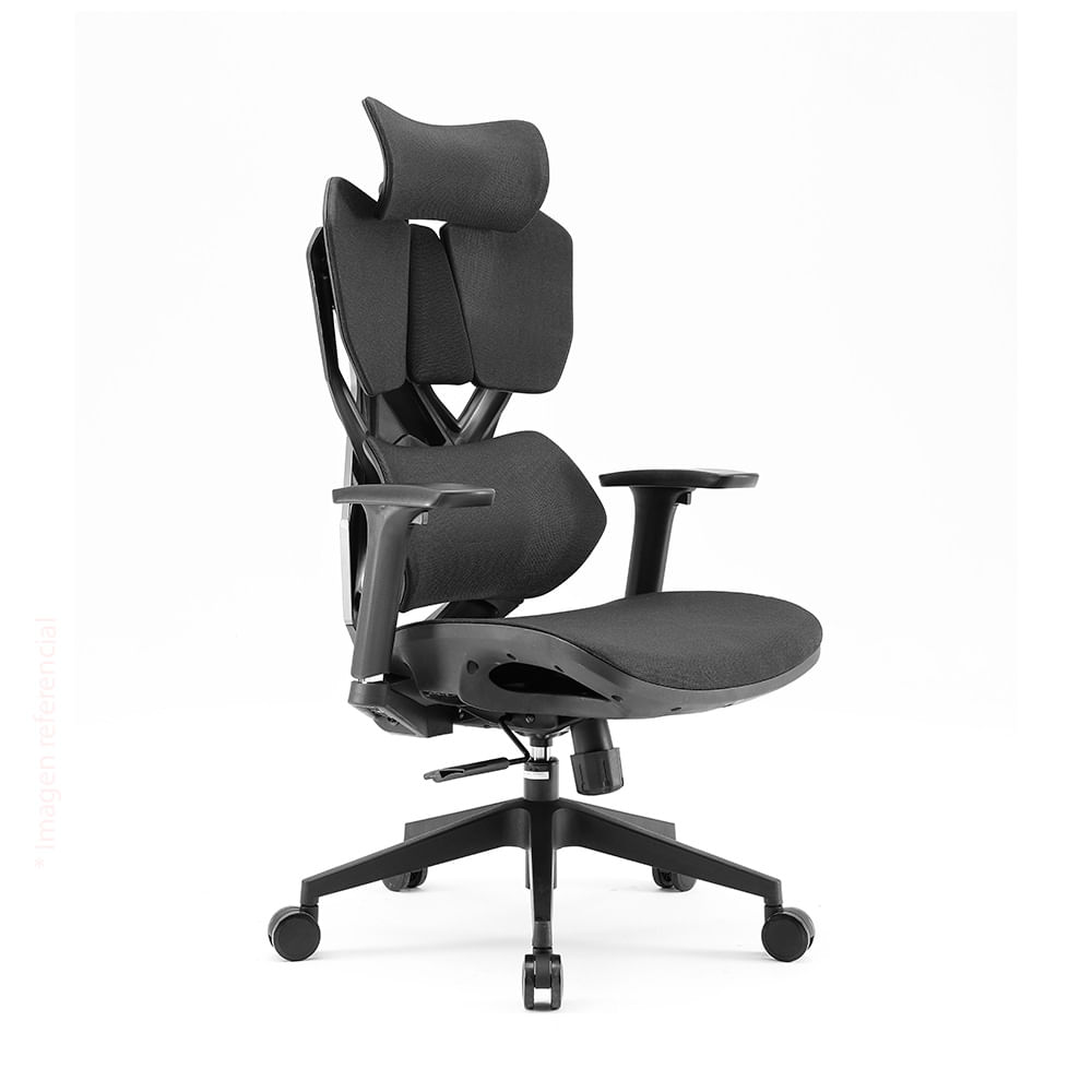Silla Gamer Pro Reclinable Ergohuman Brazos 3D. Negro Ofideas