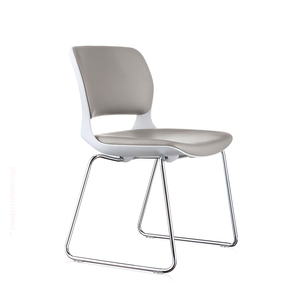 Silla Fija Trineo Bright Gris Ofideas