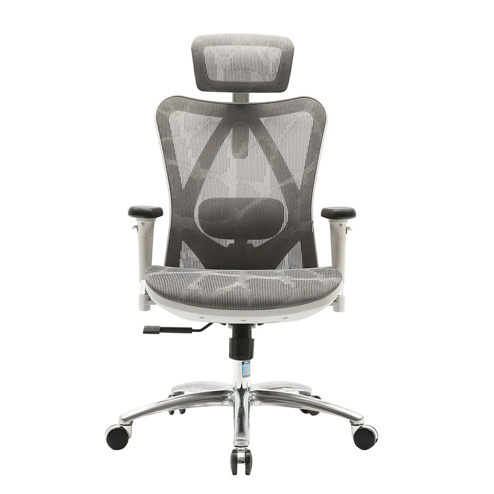 Silla Ergonómica Reclinable Sun Brazo 3D. Gris Ofideas