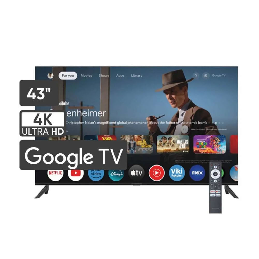 Televisor BLACKLINE 43"" UHD 4K Smart TV BL43-T3000UD
