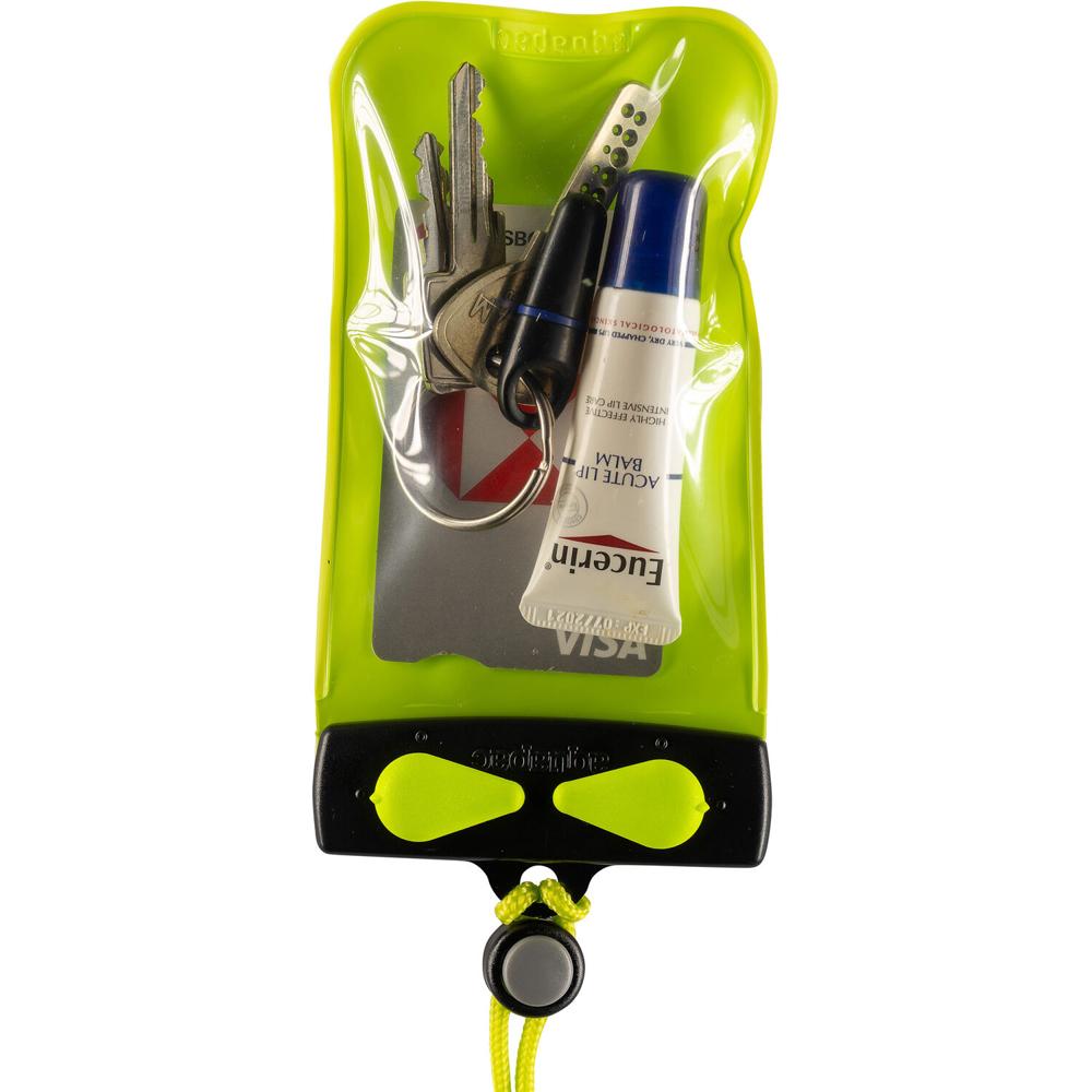 Funda Aquapac Keymaster (Verde Lima, 3.5 x 5"") - Impermeable, Flotante, Protege Llaves, Tarjetas y