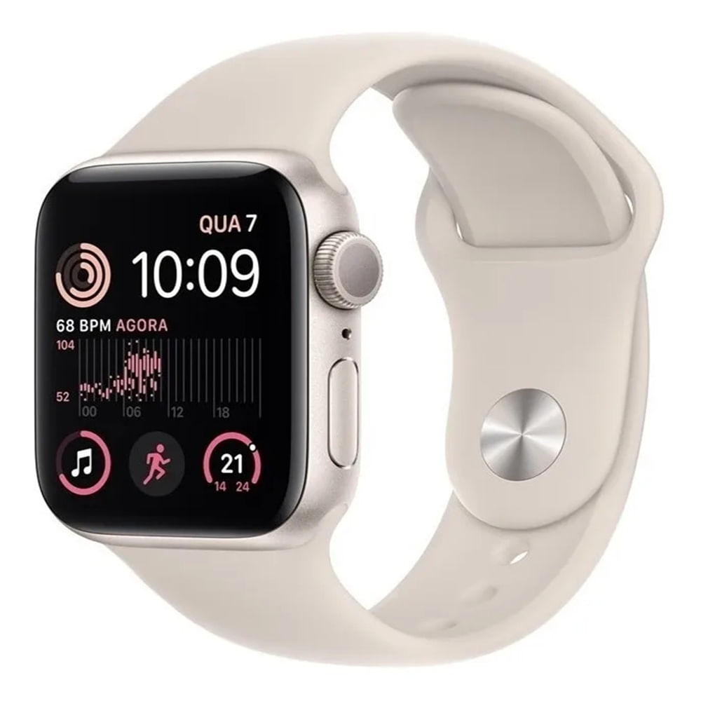 Apple Watch SE 2Da Gen GPS 40mm S y M Sport Band Starlight