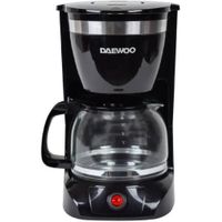 Cafetera negra daewoo dcm-1859 1.25l 12 tazas