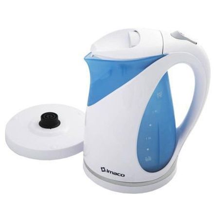 Hervidor de Plástico Eléctrico 17L Imaco KE2004 Blanco Azul Hervidor de Plástico Eléctrico 17L Imaco KE2004 Blanco Azul