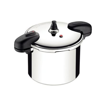 Olla de Presión Tramontina Valência en Aluminio Pulido 24 cm 10 L