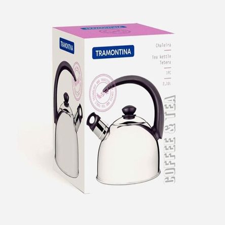 TETERA TRAMONTINA ACERO 2.1 LT DE INOXIDABLE TETERA TRAMONTINA ACERO 2.1 LT DE INOXIDABLE