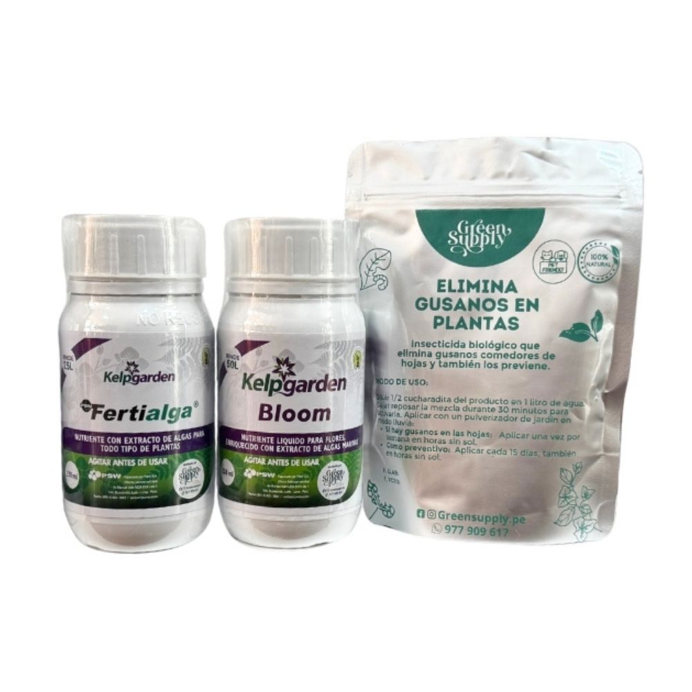 Pack Previene Plagas y Mejora Floracion Buganvilia Green Supply