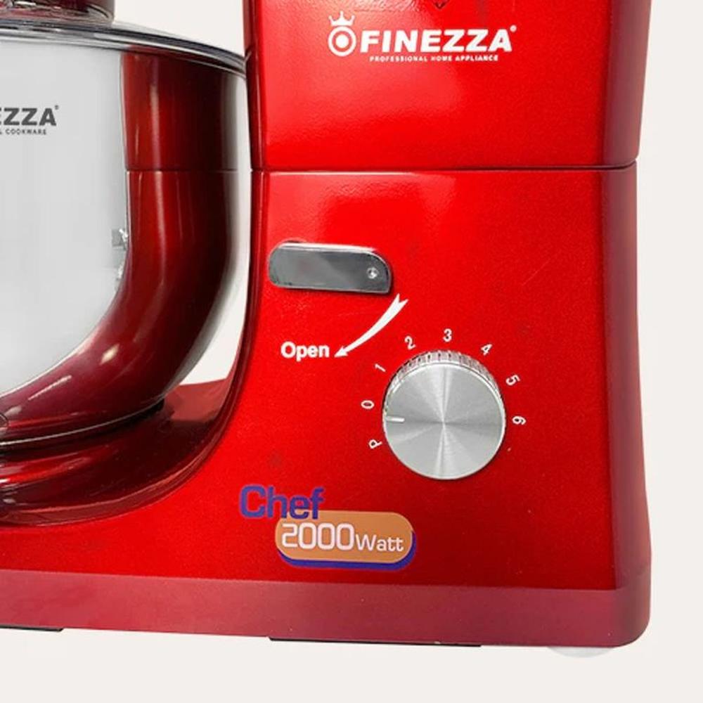 Batidora Eléctrica 5.2 L FINEZZA FZ-6818B ROJO
