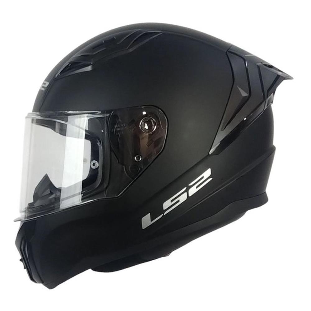 CASCO MOTO LS2 FF810 NEGRO MATE VISOR TRANSPARENTE