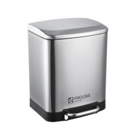 PAPELERA 20LT INOX CPEDAL 330442D