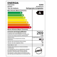  Refrigeradora Bord 263lt No Frost RE263NFSDM