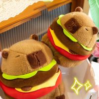 PELUCHE CAPIBARA CAPYBARA HAMBURGUESA 20 CM