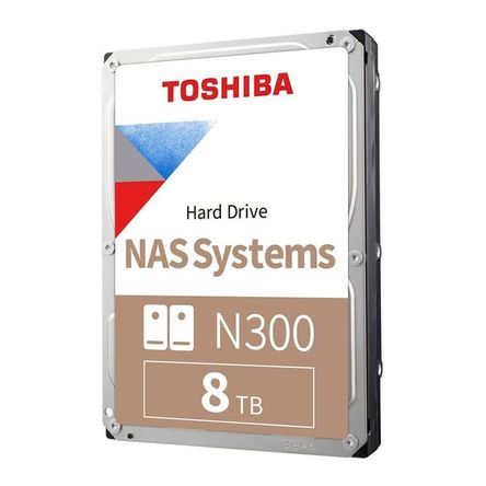 Disco duro Toshiba N300 NAS 8TB SATA 6 0Gb s 7200rpm 512MB Cache 3 5