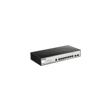 Switch D-Link DGS-1008MP, 8 RJ-45 10/100/1000 Mbps