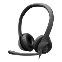 Auriculares Logitech Headset H390 USB Negro
