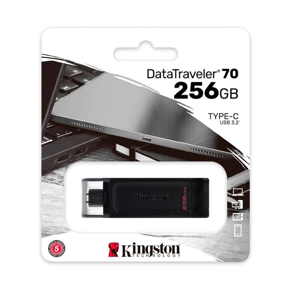 Memoria Flash USB Kingston DataTraveler 70 256GB USB-C Memoria Flash USB Kingston DataTraveler 70 256GB USB-C