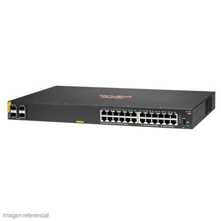 Switch HPE Aruba 6000 24G Class 4 PoE 370W 4x1G 10G SFP 24xLAN GbE