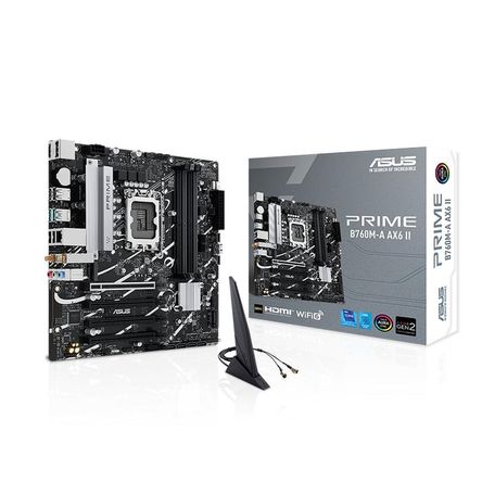 Motherboard ASUS PRIME B760M-A AX6 II Intel B760 LGA1700 mATX