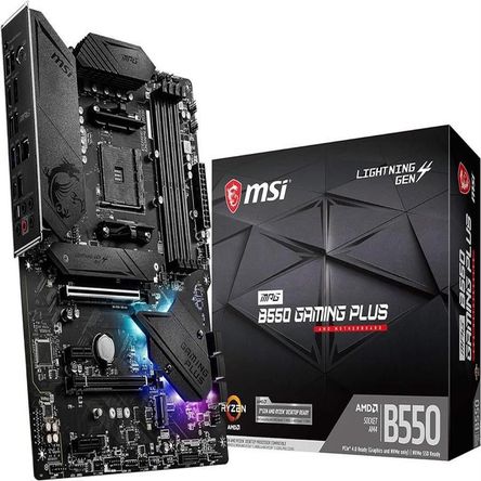 Motherboard MSI MPG B550 GAMING PLUS AMD B550 AM4 HDMI DP USB 3 2